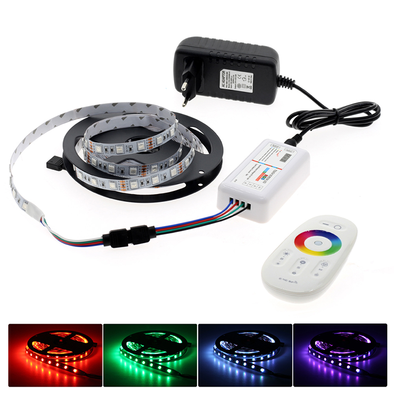 DC12V 16.4ft/5M SMD 5050 RGB/RGBW/RGBWW LED Strip Light Kit, 60LEDs/m, Color Changeable Flexible LED Light Strip DC12V 16.4ft/5M SMD 5050 RGB/RGBW/RGBWW LED Strip Light Kit, 60LEDs/m, Color Changeable Flexible LED Light Strip